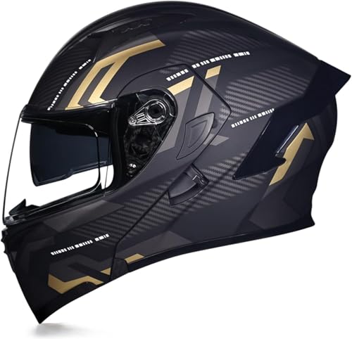 ORZ システムヘルメット フリップアップ メンズ レディース フル ダブルシールド オート耐衝撃 男女兼用 多色 人気商品 (XXL,A14) [並行輸入品]